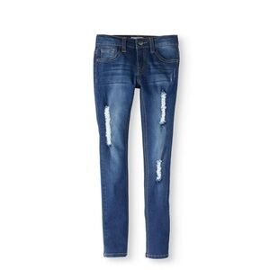 647 - Revol Jeans NWT Distressed Skinny Blue Jeans, Size 13